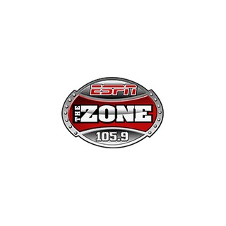 WRKS ESPN The Zone 105.9 FM logo