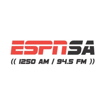 KZDC ESPN San Antonio 1250 AM and 94.5 FM logo