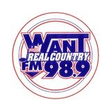 WAMB / WANT / WCOR Real Country 1200 / 1490 AM & 98.9 FM logo
