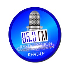 KHVJ-LP Stereo Restauracion El Monte 95.3 FM logo