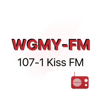 WGMY 107.1 Kiss FM logo