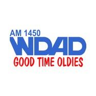 WDAD AM 1450 and 100.3 FM logo