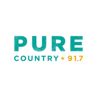 CICS Pure country 91.7 FM logo