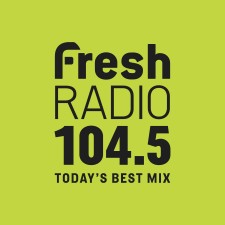 CFLG Fresh Radio 104.5 FM logo