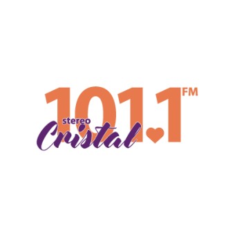 Stereo Cristal 101.1 FM logo