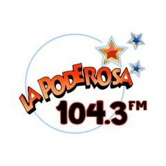 La Poderosa 104.3 FM logo
