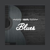 Radio 100% Blues logo