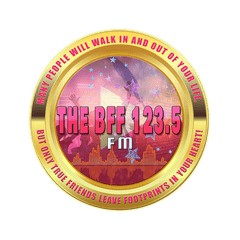 The BFF 123.5 fm logo
