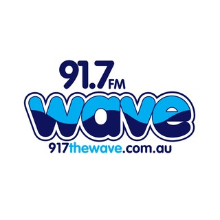 91.7 The Wave logo
