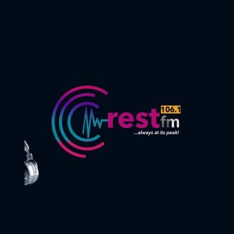 Crest 106.1 FM live logo